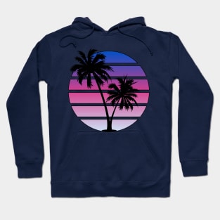 Synthwave style sunset Hoodie